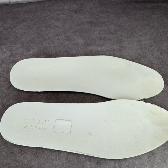 Gucci Basket Low 'White Demetra Green' Trainers 698785 Size 9 - Picture 13 of 16